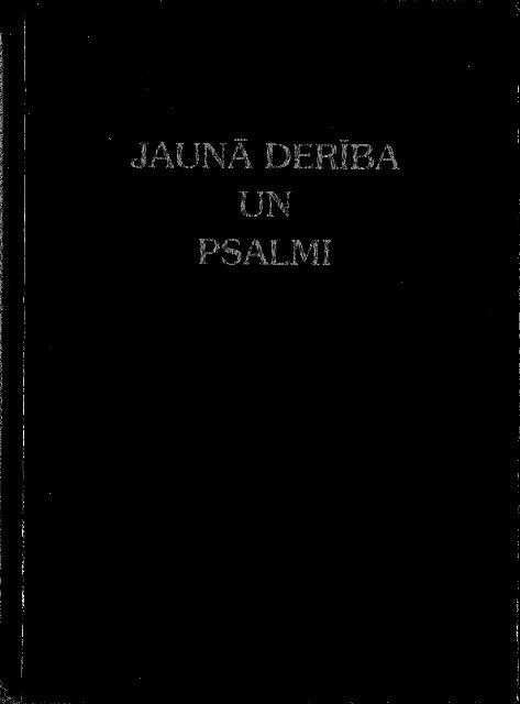 Jauna Deriba Un Psalmi (Lettisch)