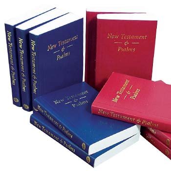 New Testament & Psalms (KJV) - blau