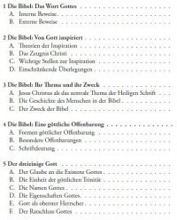Grundlagen biblischer Lehre