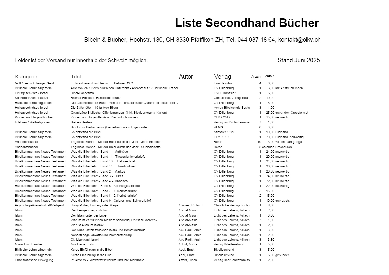 Bücher Secondhand Liste Juni 2025.xls